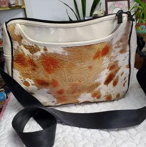Vintage Rossi cow skin Crossbody